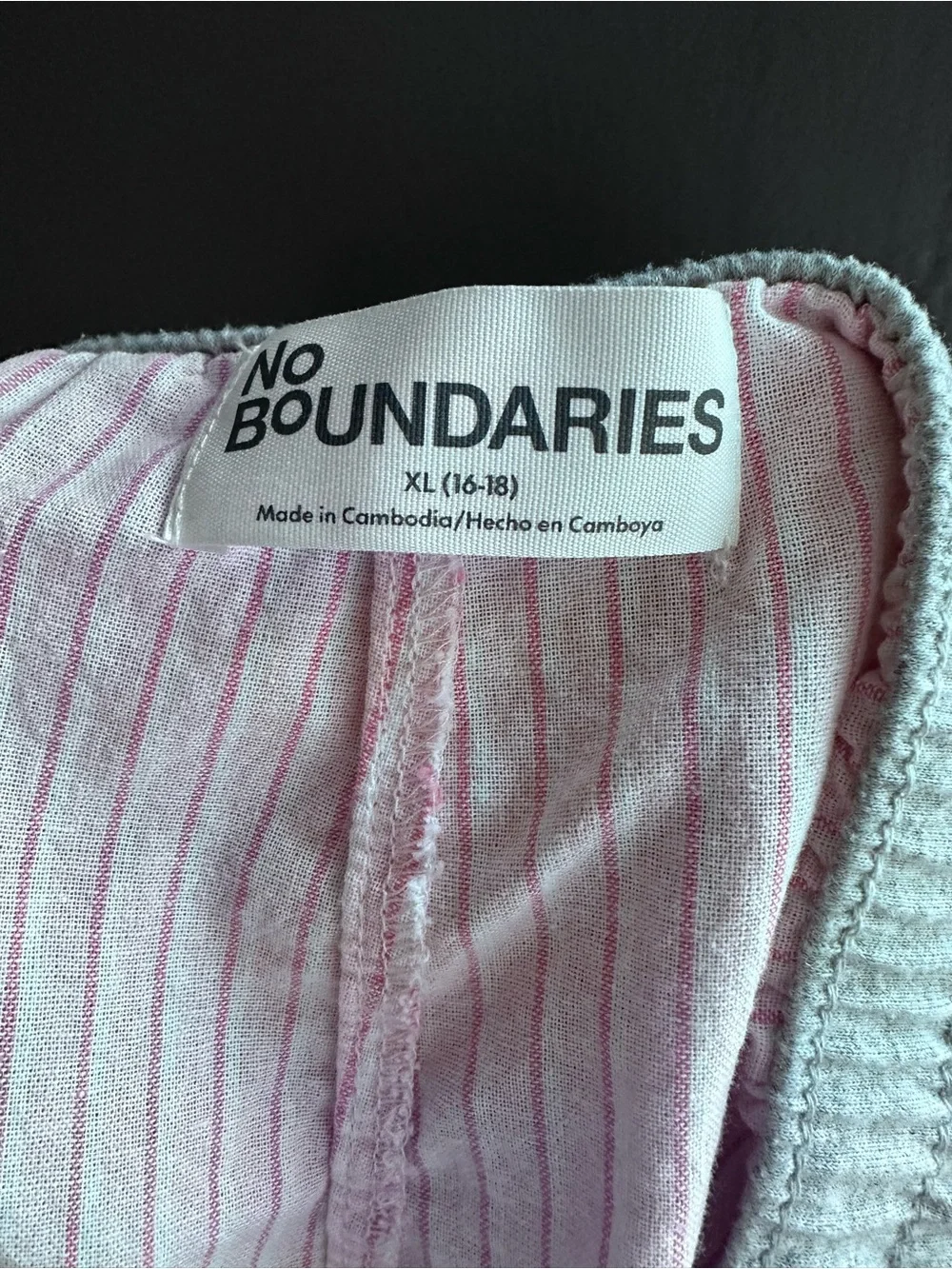 No Boundaries Cotton Rollover Waist Boxer Shorts Women’s Size X-Large